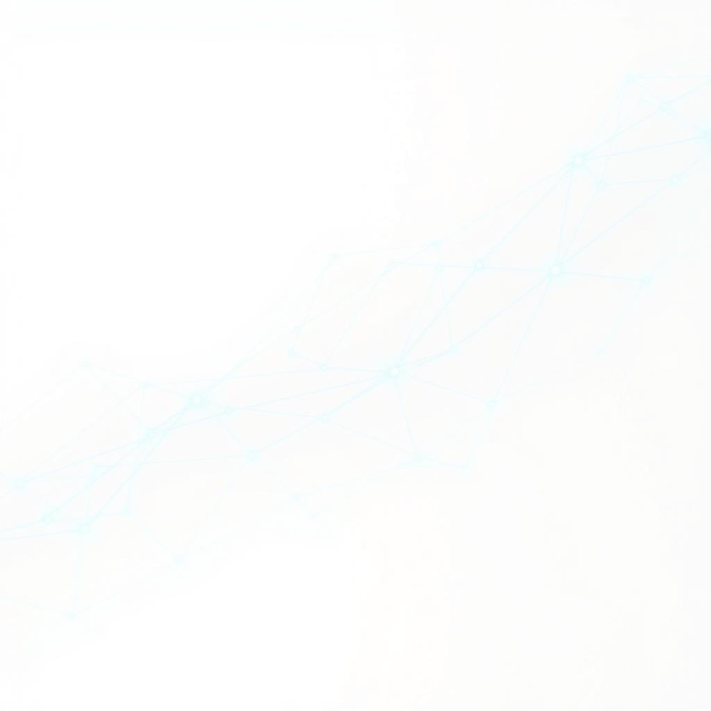 Abstracte visualisatie van AI en netwerken